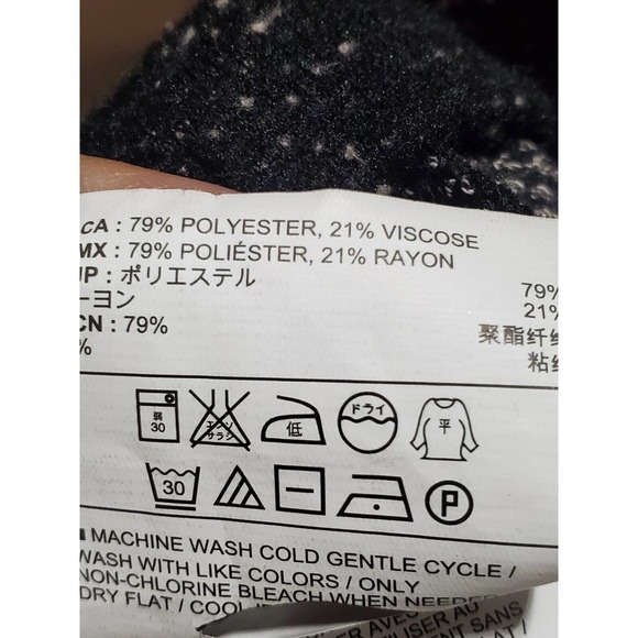 Womens Black Polyester Round Neck Sleeveless Casual Knee Length Dress Size Large - Picture 12 of 12